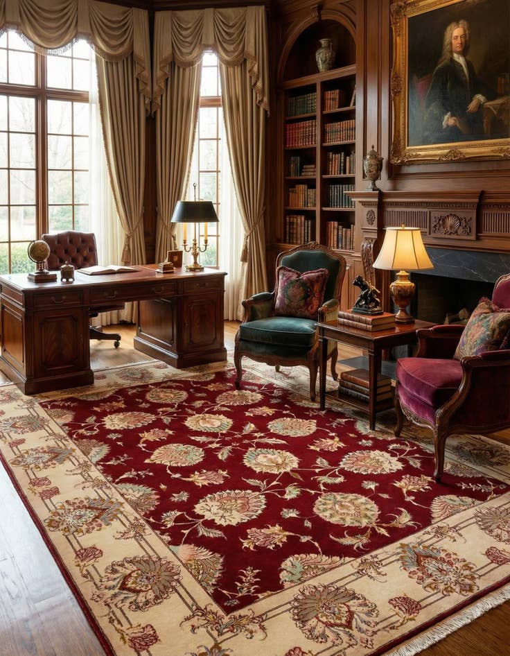 Detail image of 5' 1 x 6' 9 Tabriz Rug