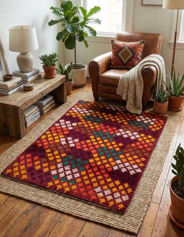 3' 1 x 4' 6 Hand Knotted Balouch Wool Rug