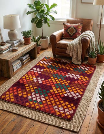 3' 1 x 4' 6 Hand Knotted Balouch Wool Rug