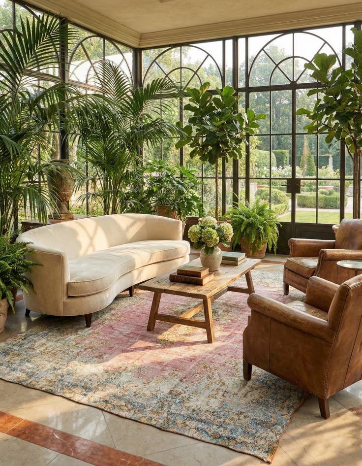 Detail image of 8' 4 x 12' Vintage Royal Wool Rug