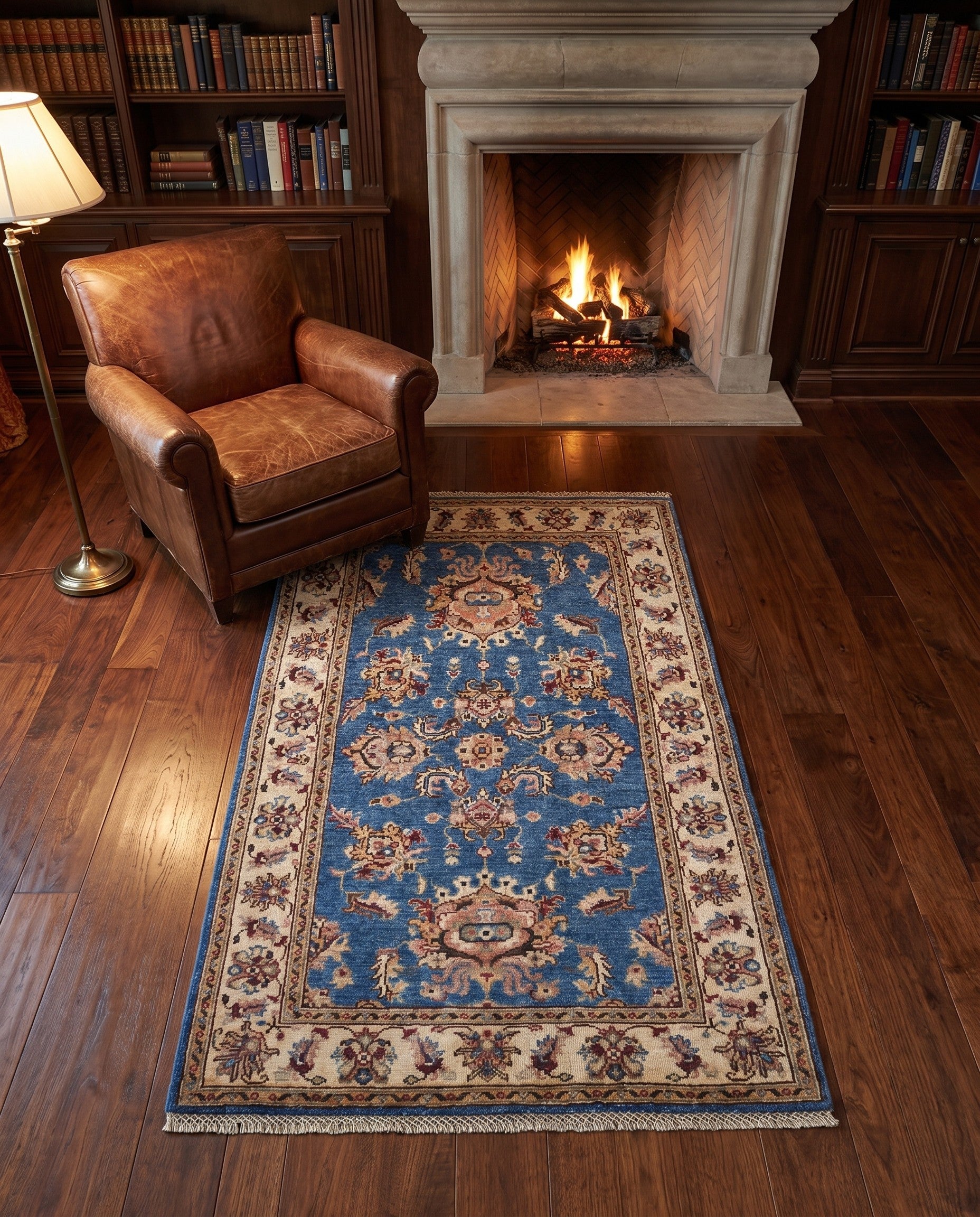 3' x 5' Hand Knotted Ziegler Rug