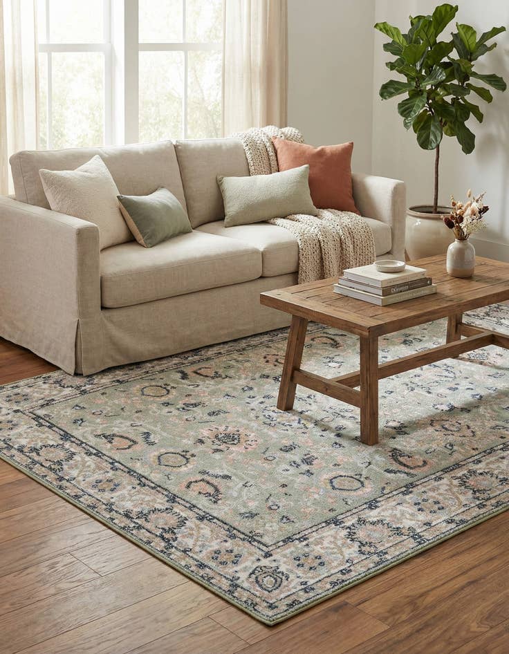 Detail image of 5' x 8' Kamala Washable Rug