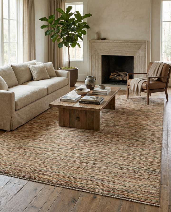 6' 3 x 9' 9 Hand Knotted Modern Ziegler Wool Rug