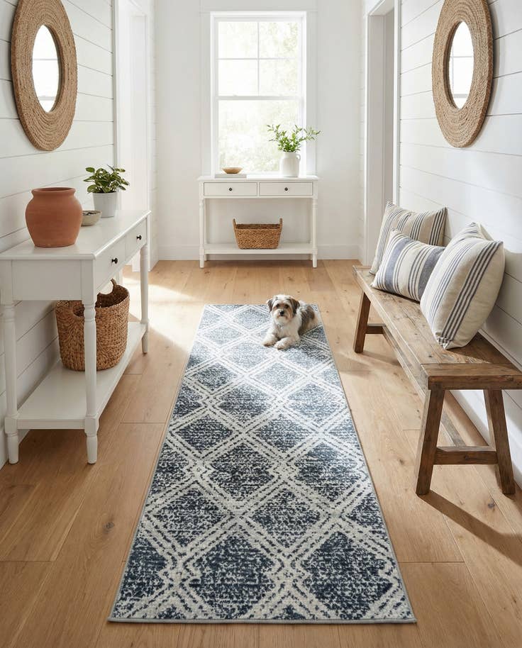Detail image of 2' x 6' Kamala Washable Runner Rug