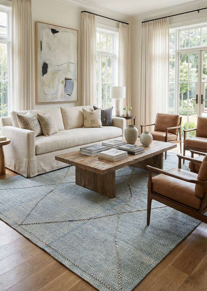 9' 9 x 14' 2 Hand Knotted Darya Wool Rug