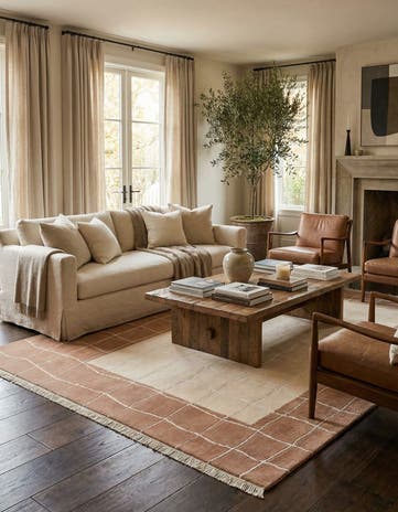 5' 5 x 7' 10 Hand Knotted Darya Rug