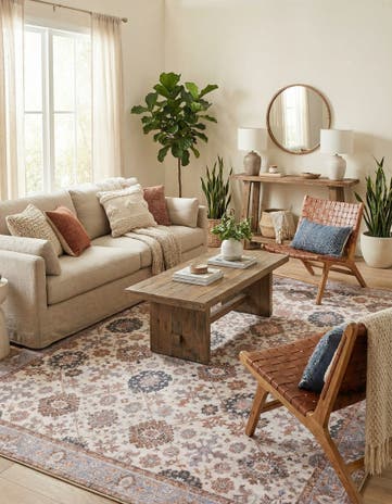 7' 10 x 10' Washable Timeless Rug