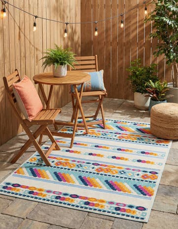 4' x 6' Easy-Clean Aruba Indoor / Outdoor Rug