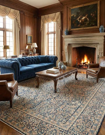 9' 9 x 13' 4 Vintage Royal Rug