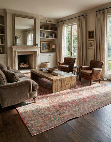 9' 10 x 12' 8 Hand Knotted Ultra Vintage Persian Wool Rug