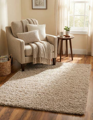 3' x 5' 3 Solid Shag Rug