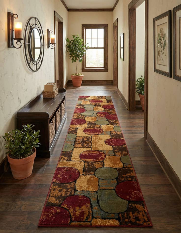 Detail image of 2' 7 x 12' Cafe Runner Rug