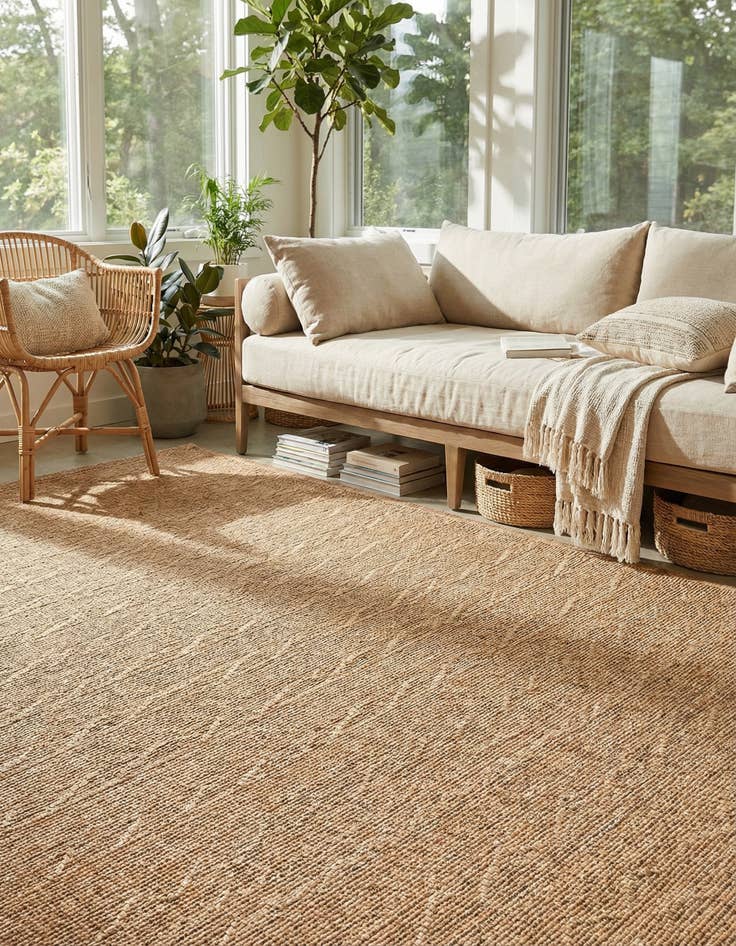 Detail image of  7' x 10'  Washable Modern Indoor / Outdoor Rug