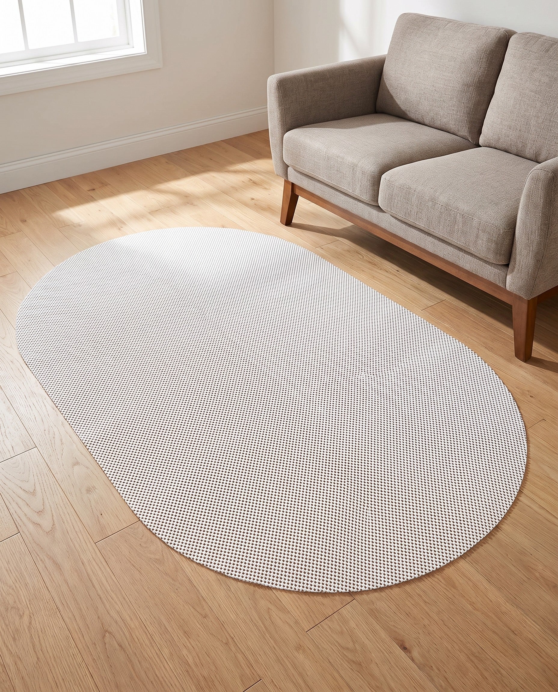 4' x 6' Oval Non-Slip Rug Pad