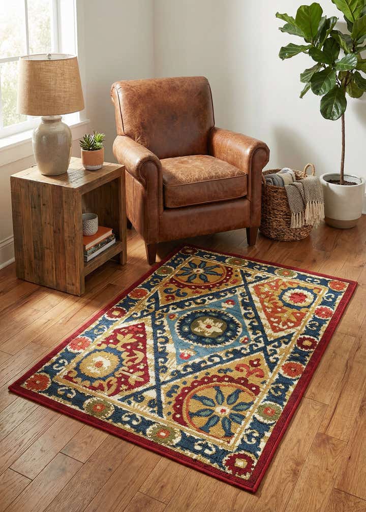 2' x 3' Easy-Clean Modern Indoor / Outdoor Rug