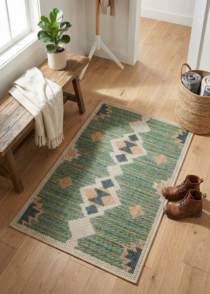 2' x 3' Easy-Clean Baja Indoor / Outdoor Rug