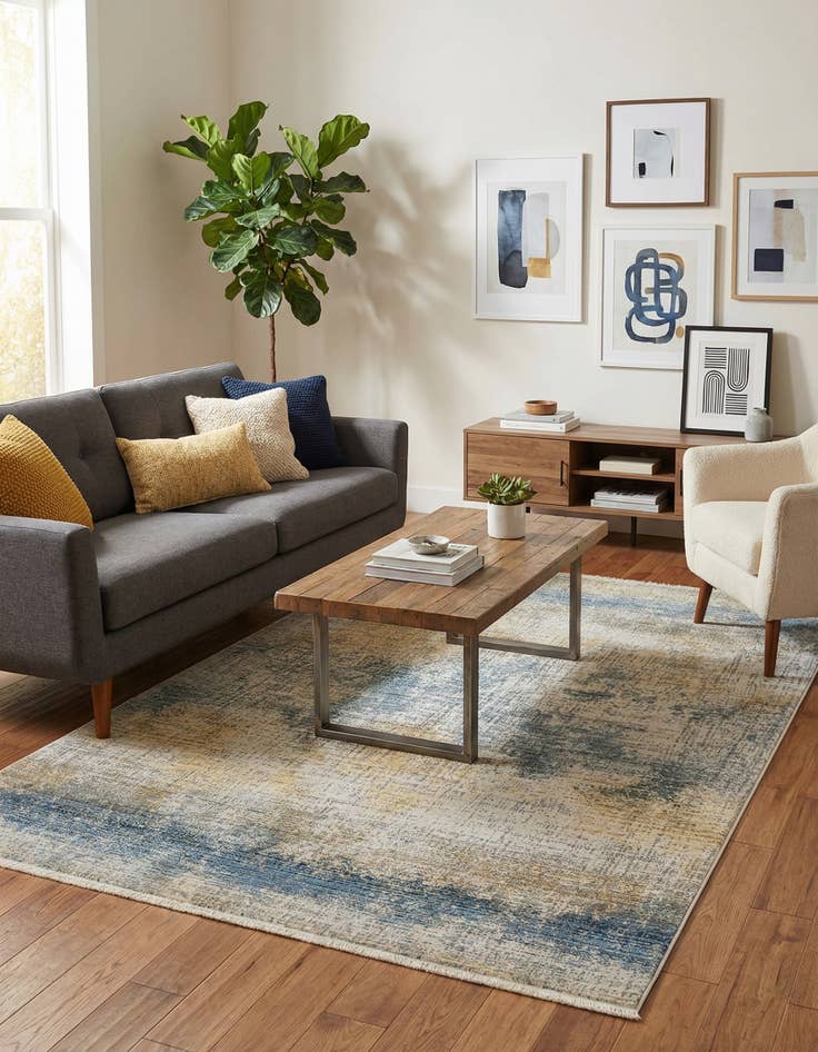 Detail image of 5' 3 x 7' 9 Deepa Rug