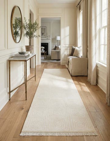 2' 7 x 9' 10 Hand Knotted Darya Wool Runner Rug