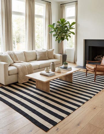 5' 8 x 7' 10 Hand Woven Kilim Modern Wool Rug