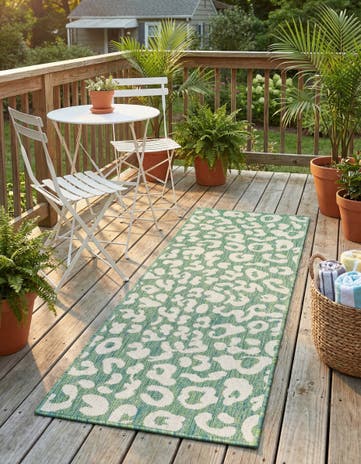 2' x 5' 3 Easy-Clean Safari Indoor / Outdoor Runner Rug