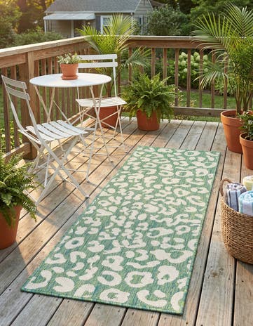 2' x 5' 3 Easy-Clean Safari Indoor / Outdoor Runner Rug