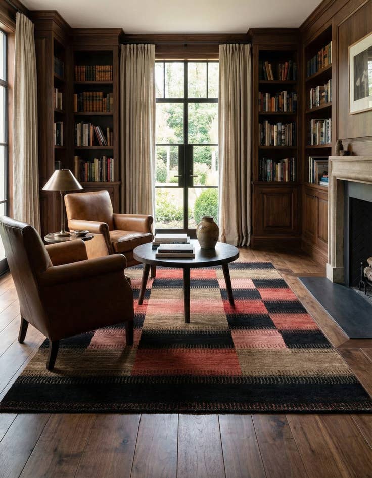 Detail image of 5' 6 x 7' 7 Juma Wool Rug