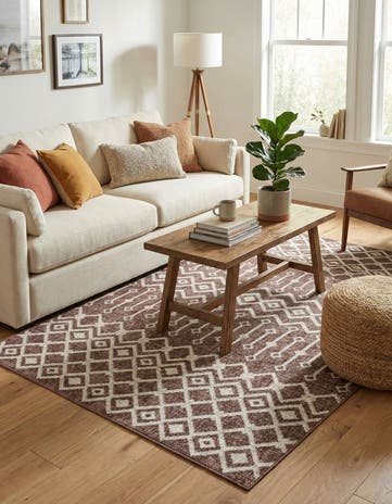 5' 3 x 8' Eco Trellis Rug