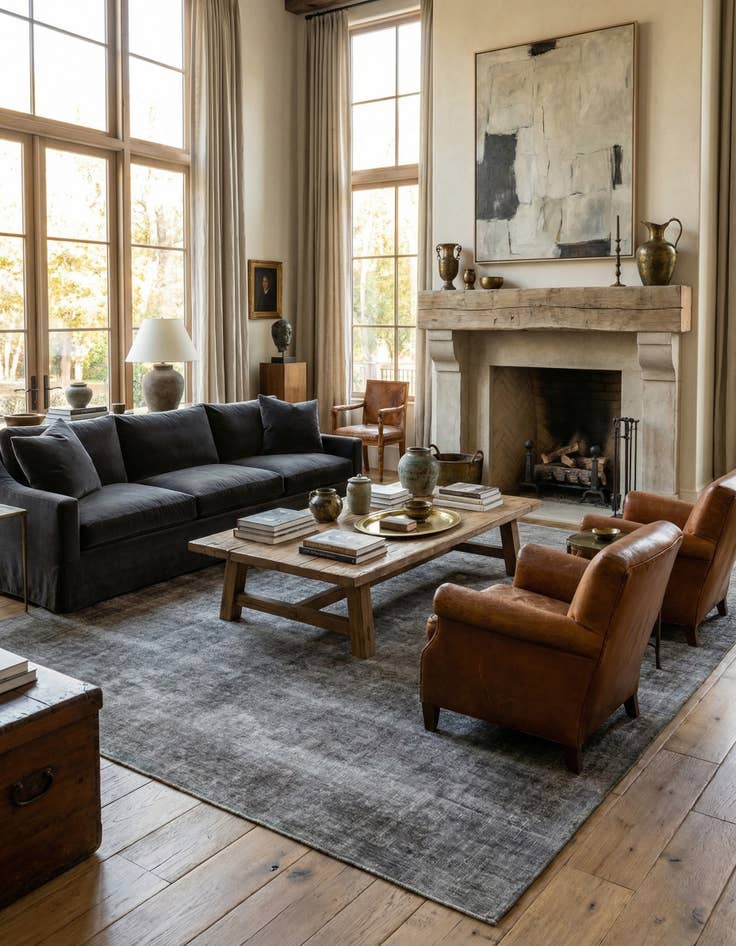 Detail image of 9' 6 x 13' 8  Hand Knotted Vintage Royal Persian Wool Rug