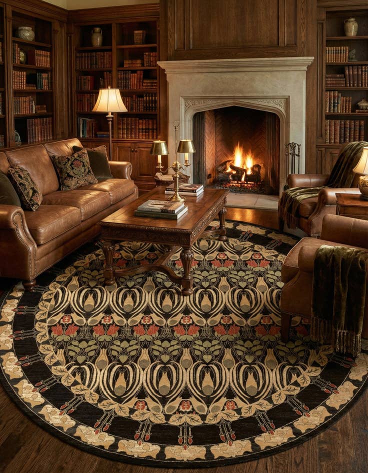 Detail image of 13' 1 x 13' 1 Kensington Round Rug