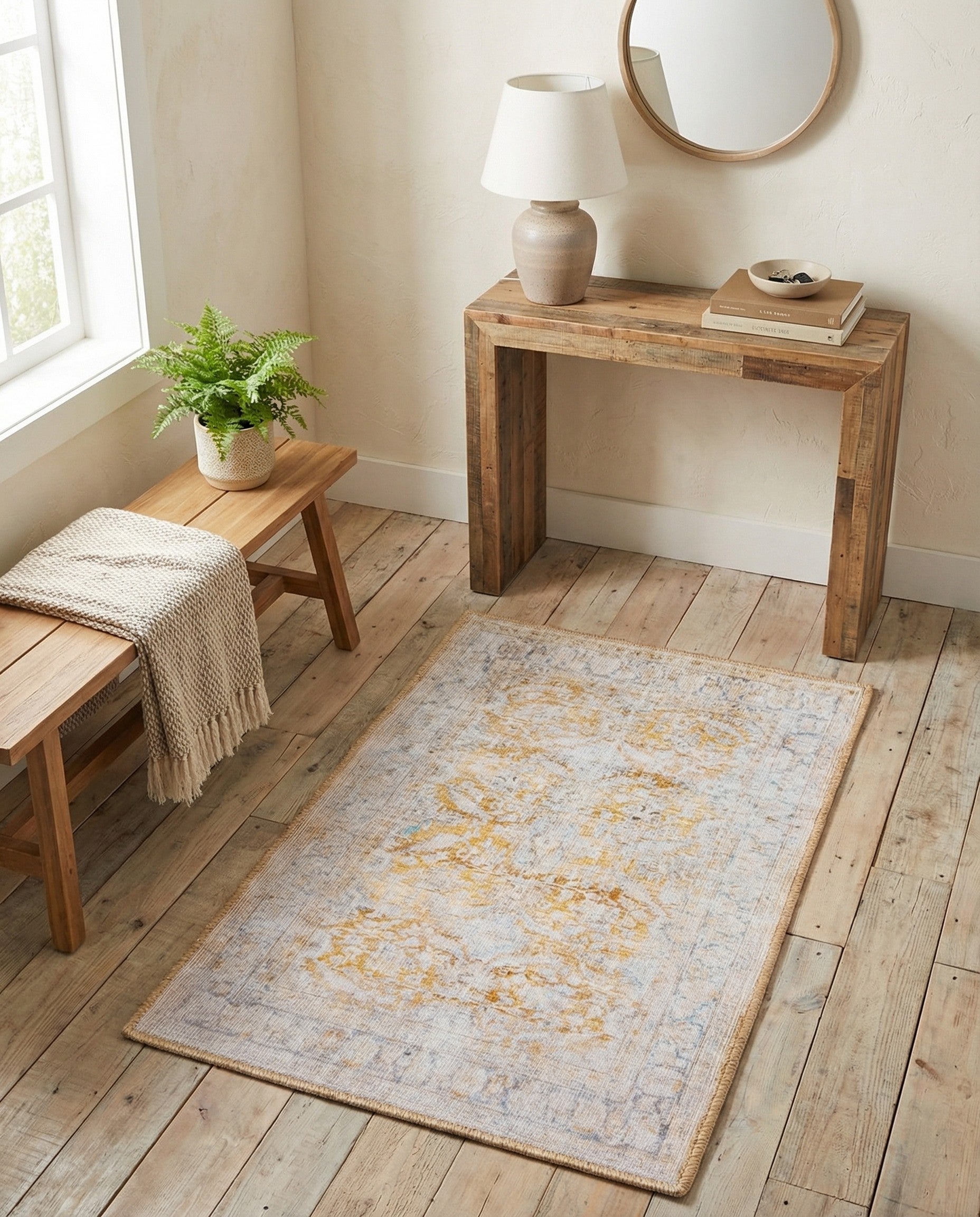 2' x 3' Washable Timeless Rug
