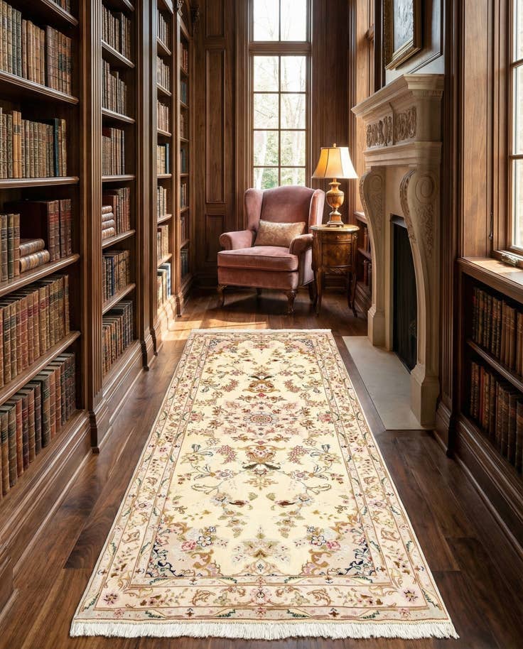 Detail image of 2' 9 x 7' 1 Tabriz Runner Rug