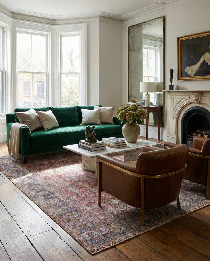 Detail image of 9' 8 x 12' 5 Hand Knotted Ultra Vintage Persian Wool Rug