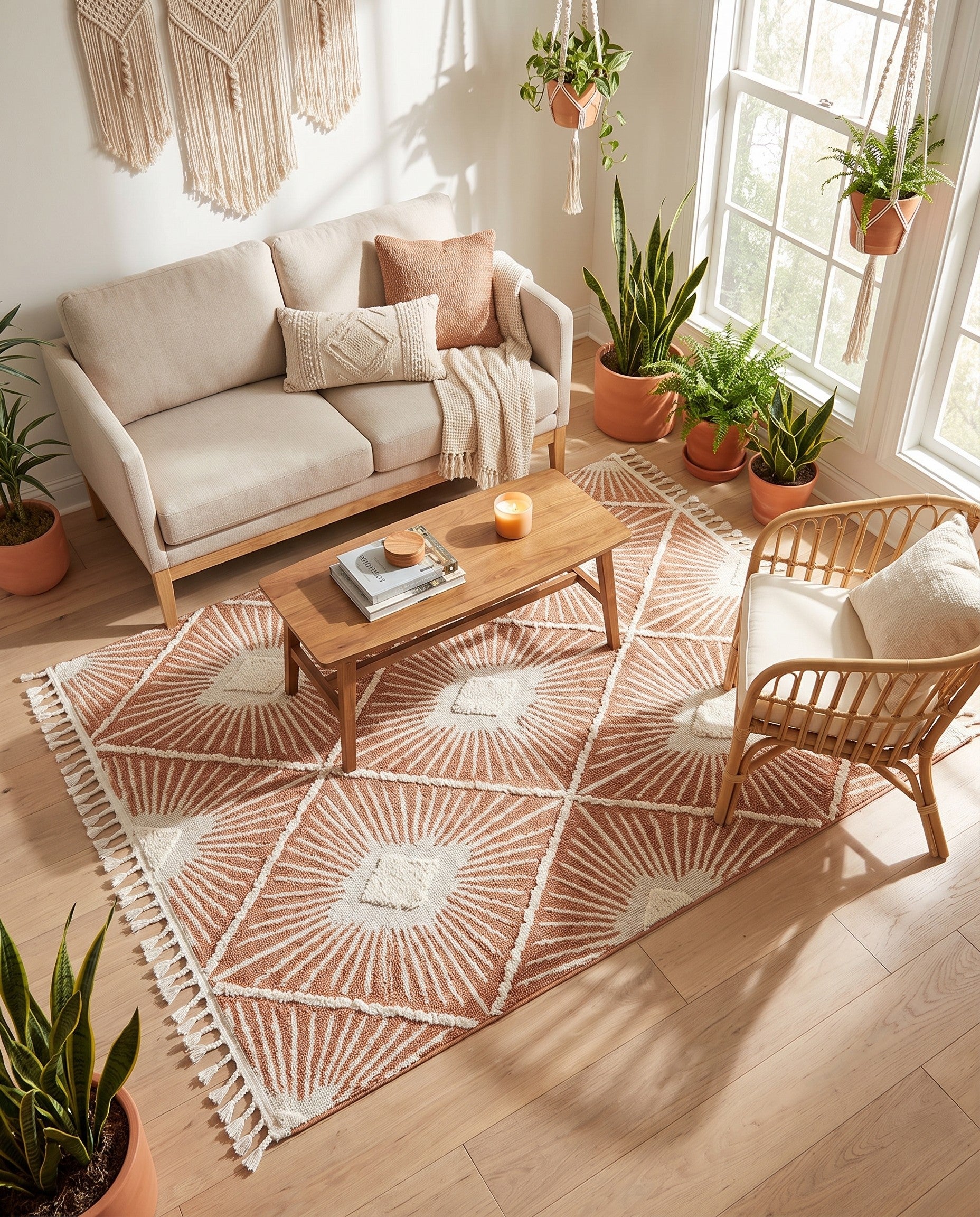 5' 3 x 8' Boho Rug