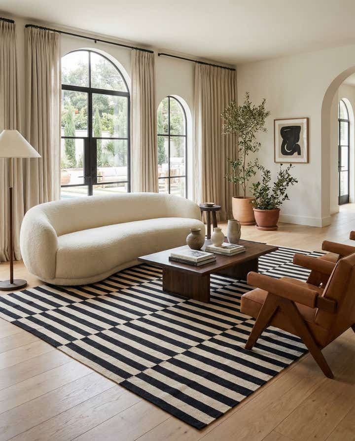 8' 2 x 11' 3 Hand Woven Kilim Modern Wool Rug