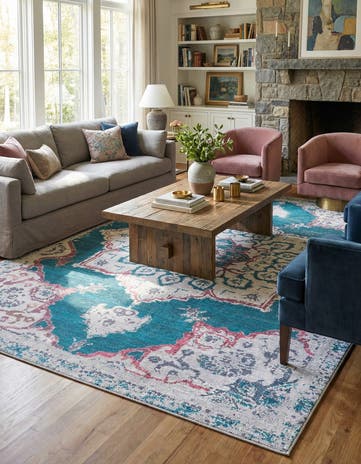 10' 6 x 14' Washable Francesca Rug