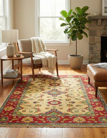 4' 2 x 5' 8 Hand Knotted Kazak Rug
