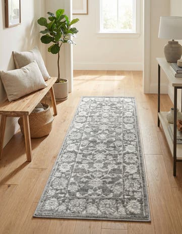 Gray Boston Runner Rug