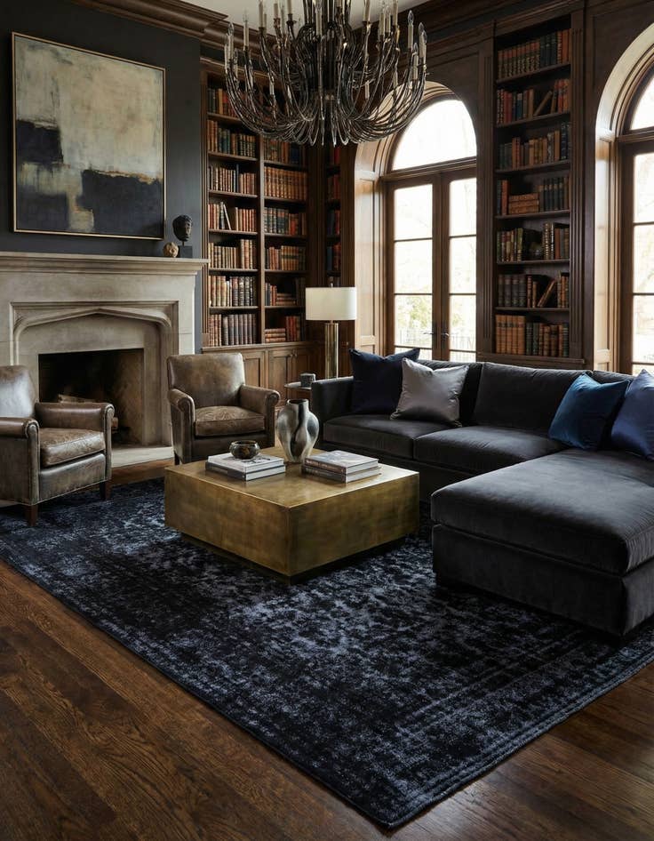 Detail image of 9' 6 x 12' 7  Hand Knotted Ultra Vintage Persian Wool Rug