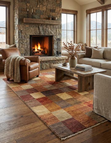 4' 6 x 6' 7 Juma Wool Rug