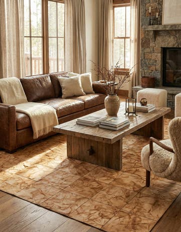 5' x 7' 11 Cowhide - Patchwork Rug