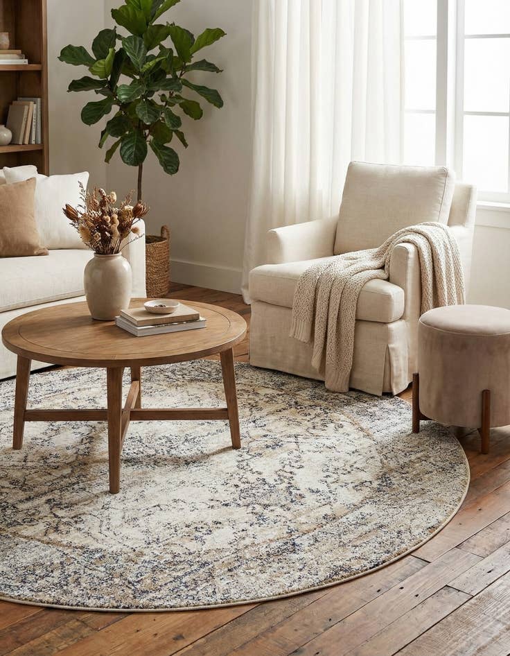 Detail image of 5' x 5' Lexington Round Rug