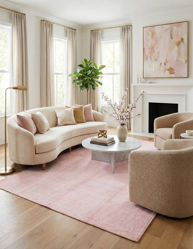 Detail image of 8' 2 x 11' 5  Hand Knotted Darya Wool Rug