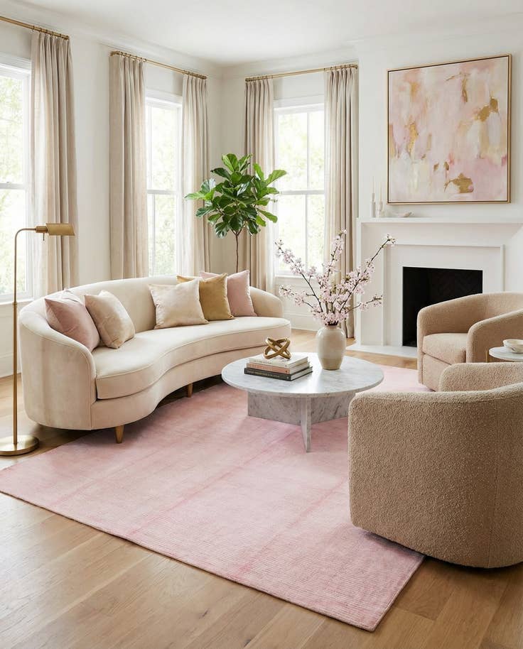 Detail image of 8' 2 x 11' 5 Hand Knotted Darya Wool Rug