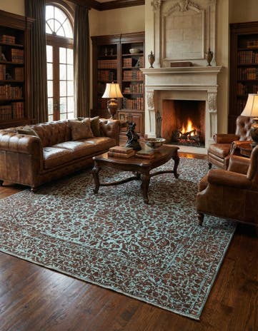 9' 9 x 12' 6 Vintage Royal Wool Rug
