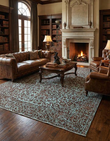9' 9 x 12' 6 Vintage Royal Wool Rug