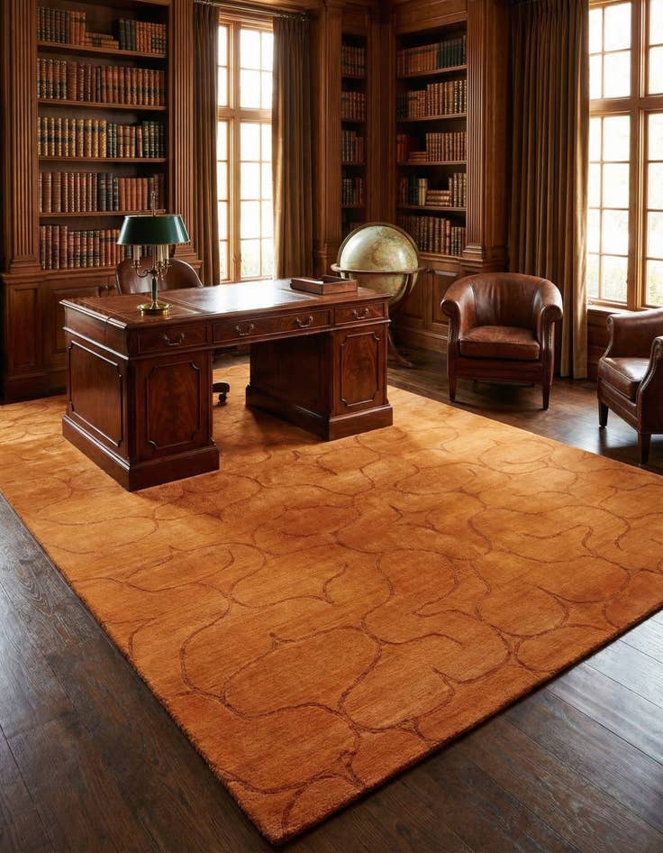 Detail image of 6' 2 x 8' 10  Hand Knotted Odegard Rug