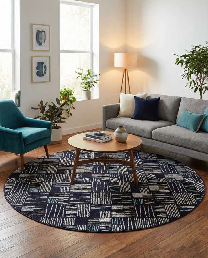 7' 10 x 7' 10 Hanahan Round Rug