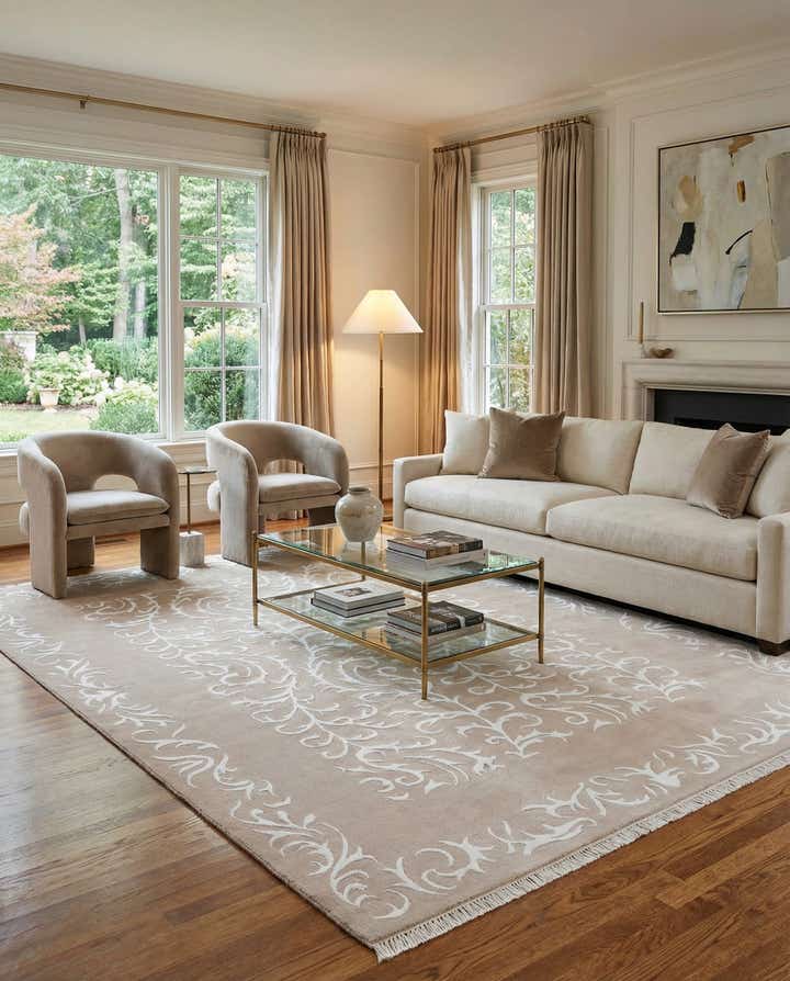6' 9 x 9' 5 Hand Knotted Darya Rug