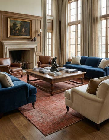 9' 6 x 13' Vintage Royal Wool Rug