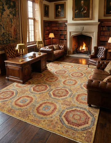 8' 10 x 11' 7 Amina Wool Rug